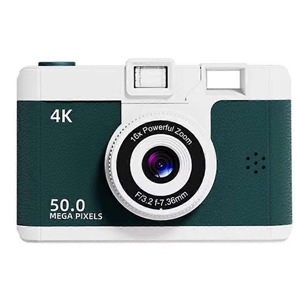 4K Retro Digital Camera with WIFI Wireless Transmission 16x Digital Zoom Video Instant Thermal Camera with Flash&Filt,A