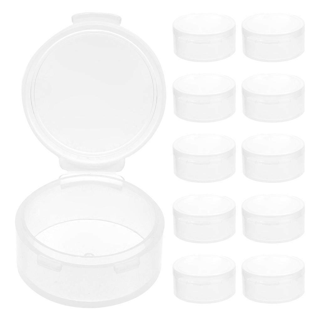 Ear Plug Carry Case for Storage 15Pcs Transparent Small Plastic Boxes