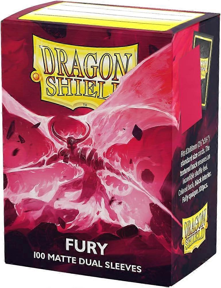 Dragon Shield Matte Dual Sleeves Standard Size- Fury (100)