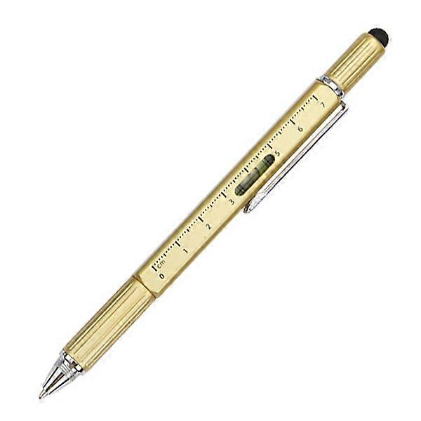 Multifunction Tool Pen Ballpoint Pen GOLD GOLD Gold