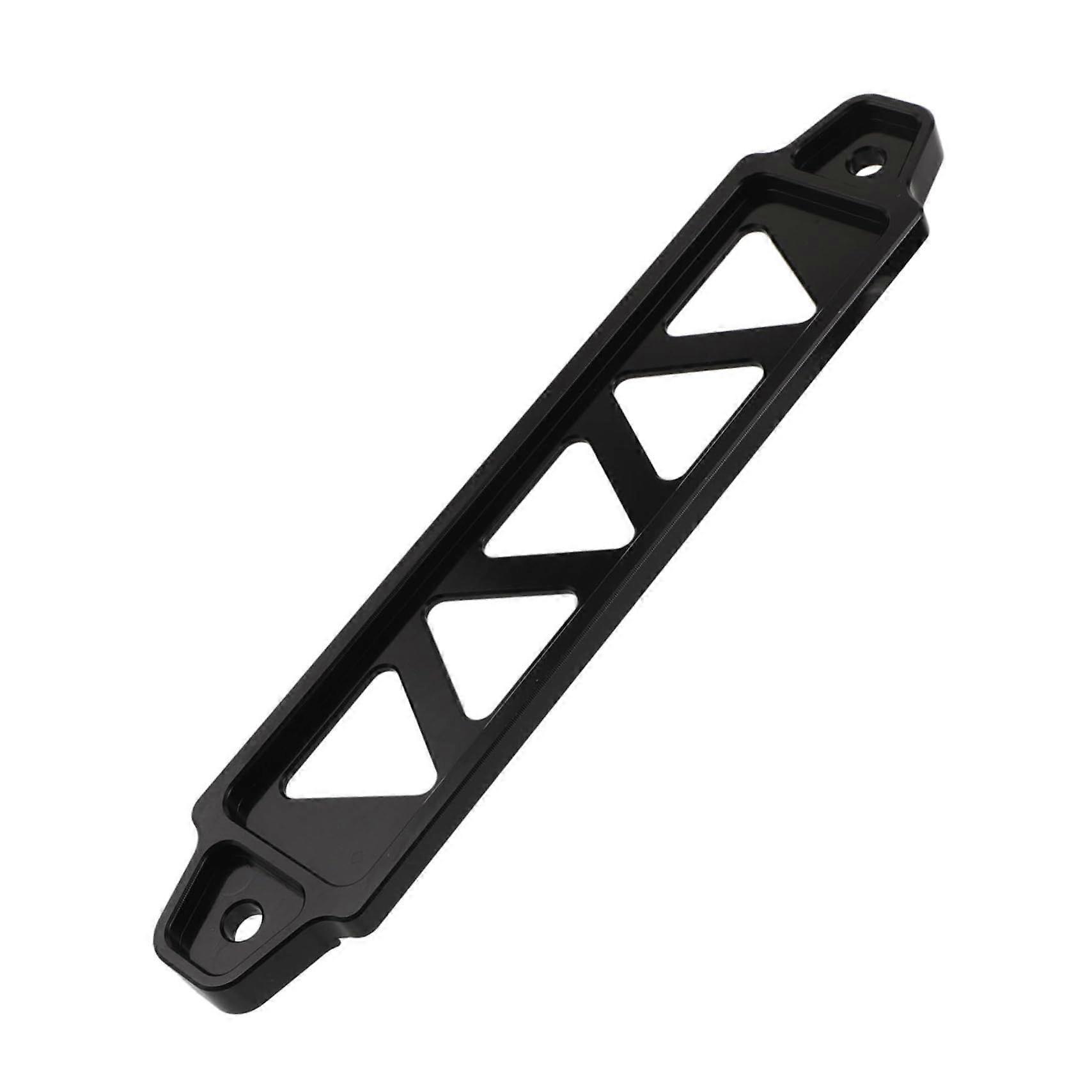 Universal Aluminum Car Battery Holder Triangle Shape Vibration Resistant Easy Install Black