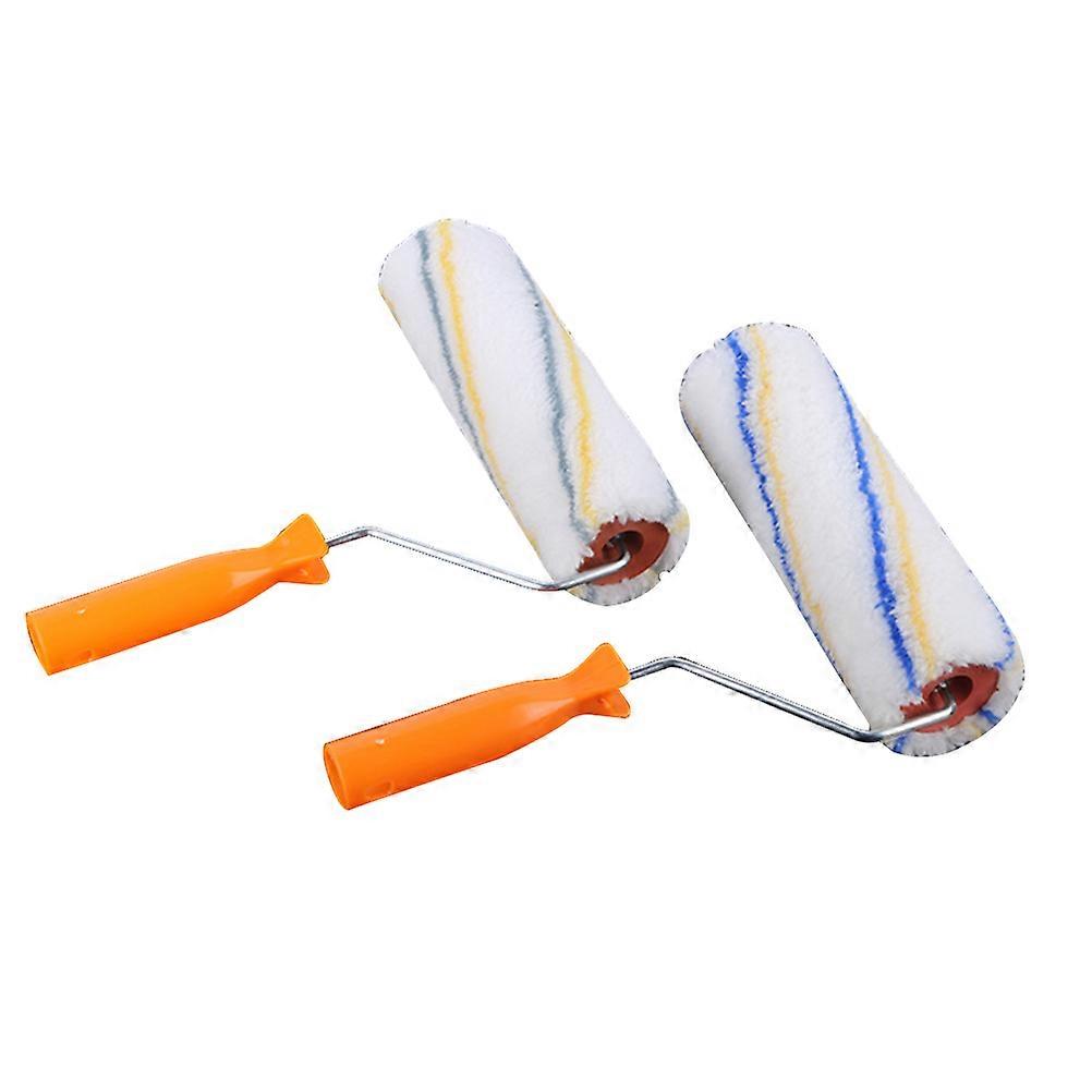 Washable Wall Paint Roller Kit Polyester Shed Resistant For Interior Painting 2Pcs