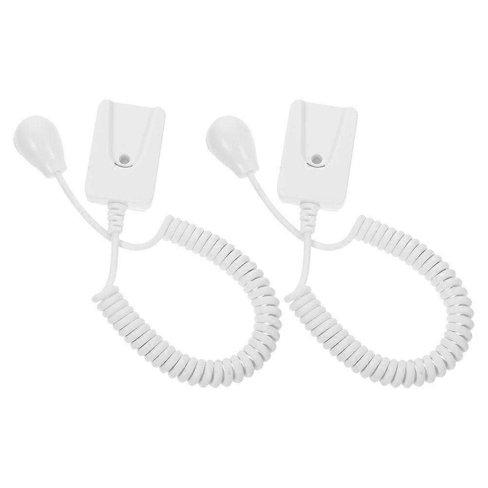 Remote Tether Retractable Cable for Hanging Use 2Pcs with Adhesive Hook