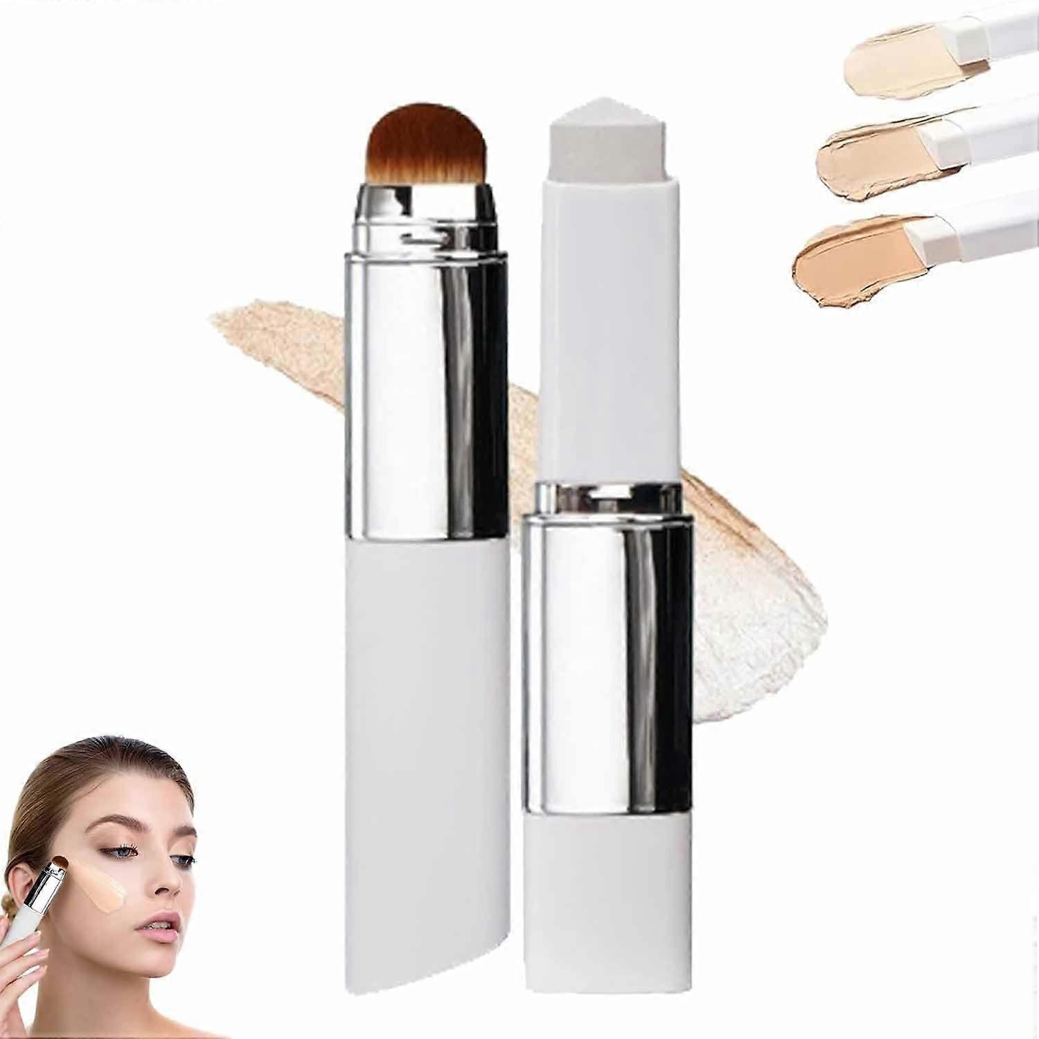 Color Changing Double Ended Foundation Stick with Color Adapting Formula and Long Lasting Coverage