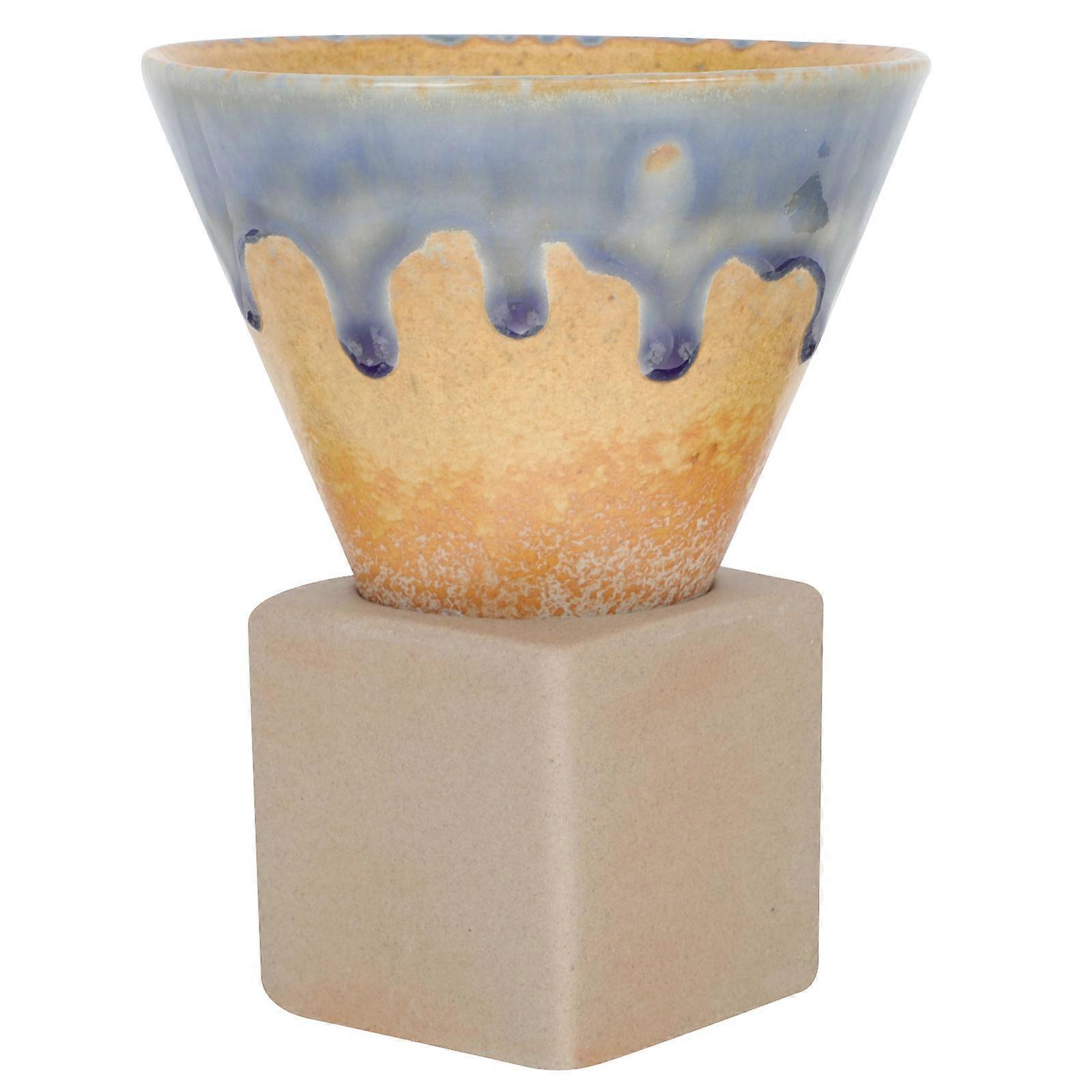 Ceramic Coffee Cone Pour-Over Coffee Dripper for 1Set Household Brewing