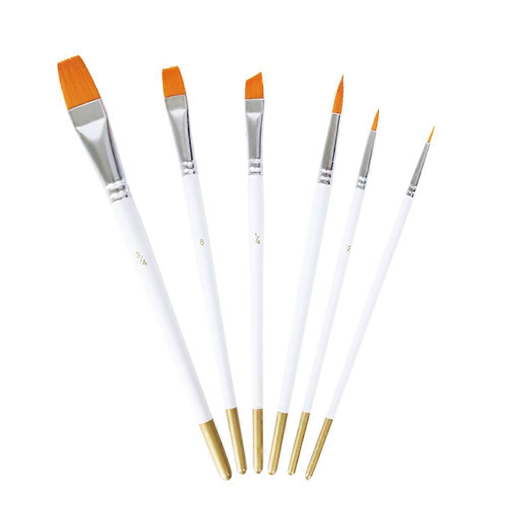 Oil Painting Brush Multi-Function Paint Brushes for Drawing 6Pcs Household Set