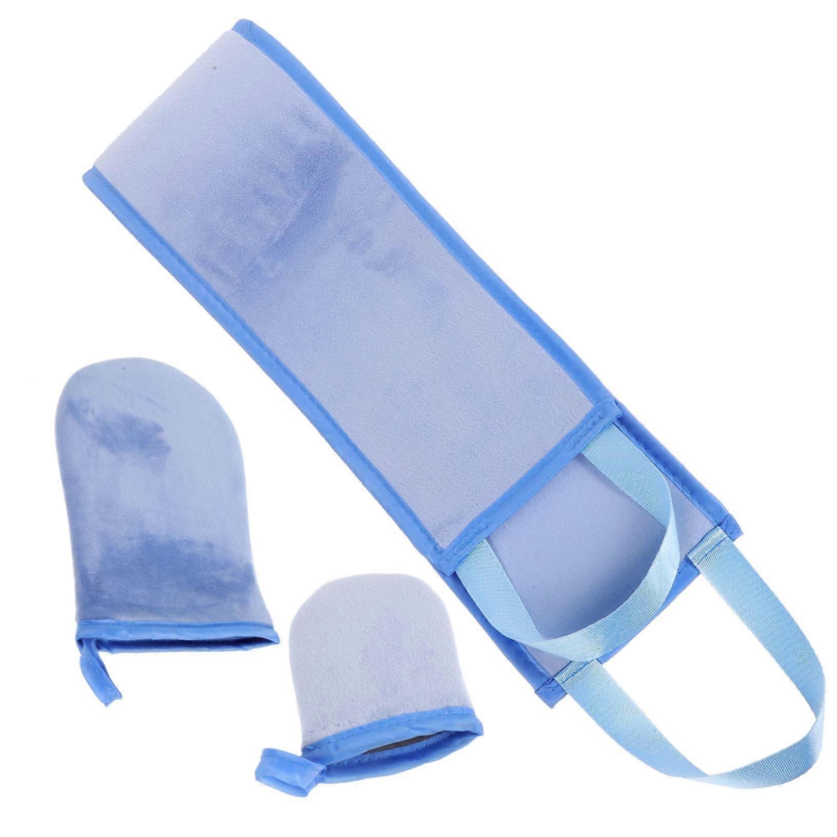 Self Tanning Back Applicator with Long Handle for Even Coverage, Unisex Self Tanner Lotion Mitt