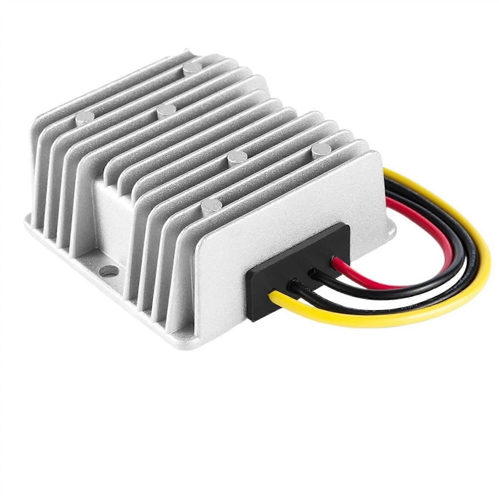 12V to 12V 10A DC DC Voltage Regulator Waterproof StepUp StepDown Converter for Car Solar