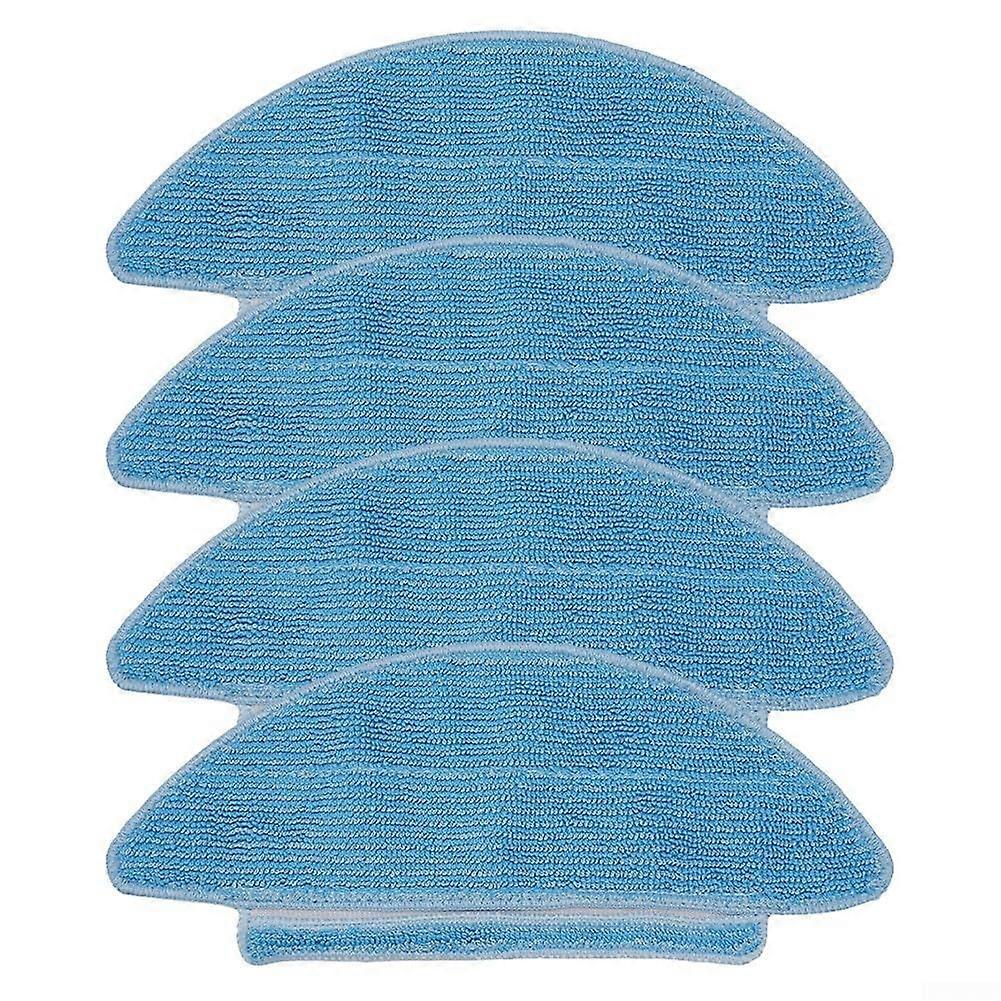 Replacement Washable Microfiber Cloths Pads for Airzeen Q6 SE Robot Vacuum Mop, 4 Pack Durable