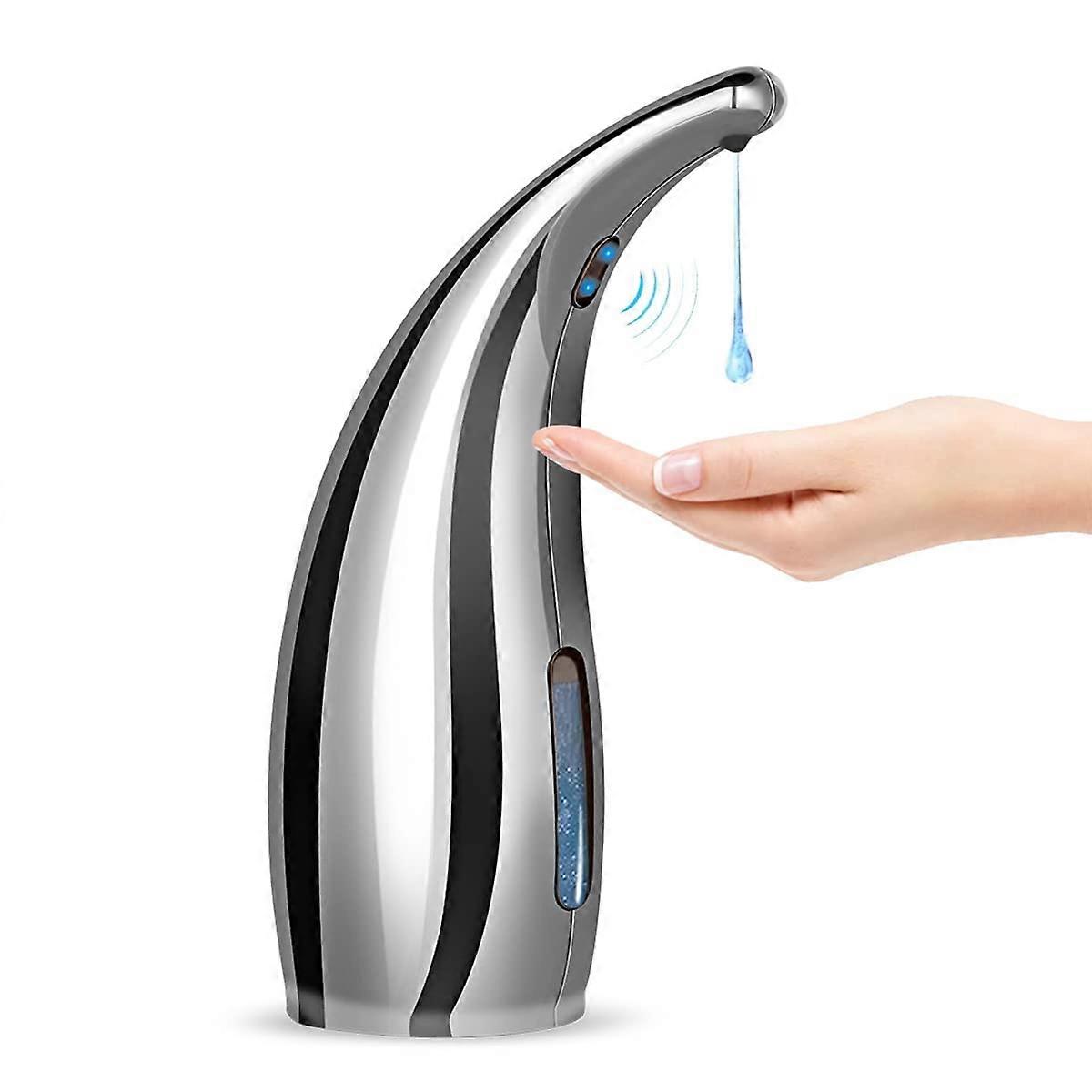 Automatic Soap Dispenser 300ml Touch Screen USB Rechargeable for Kitchen Bathroom Office White