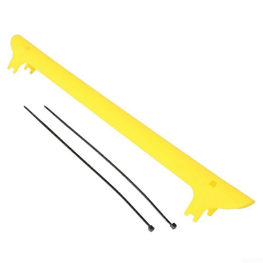 Bike Chain Guard Durable Plastic Rear Fork Protector for Mountain Road Folding Bikes Yellow