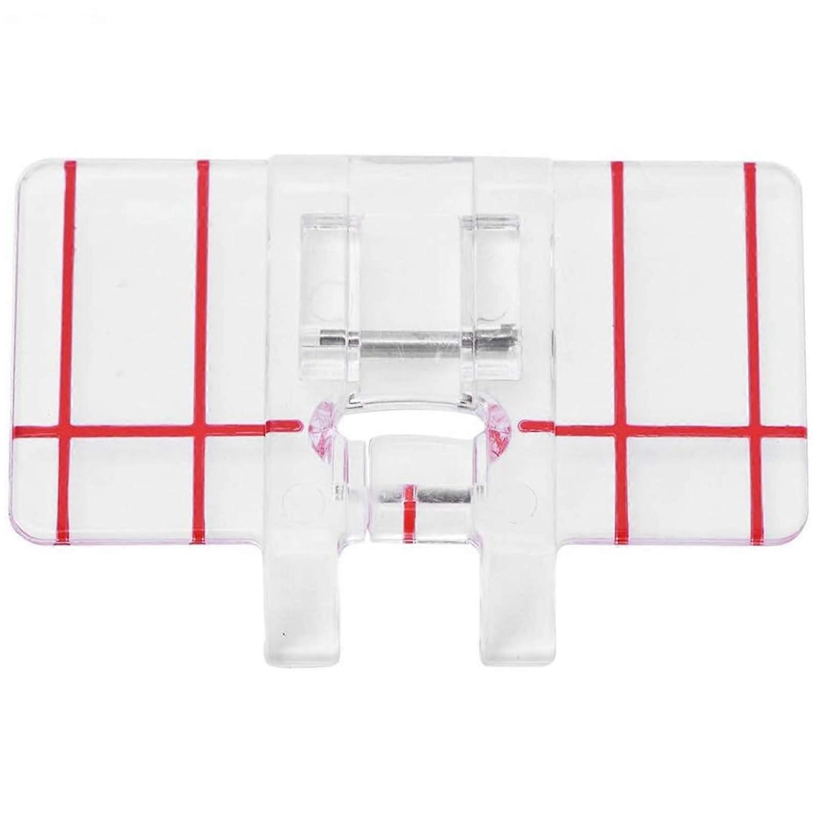 Sewing Machine Presser Foot Set 10 Pcs Durable Plastic Parallel Stitch Border Guide for Singer