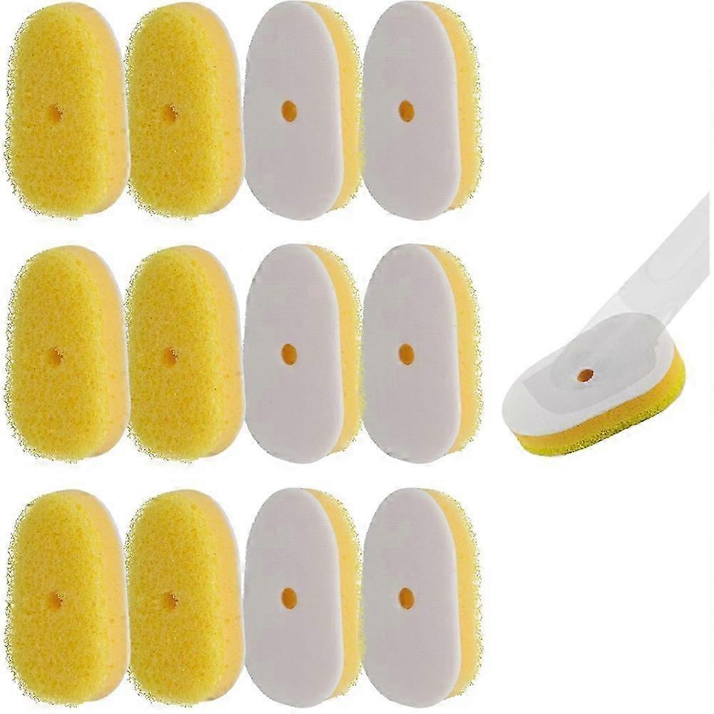 12 Packs Scrub Daddy Dish Wand Sponge Refills - Replacement Heads & Brush-tl