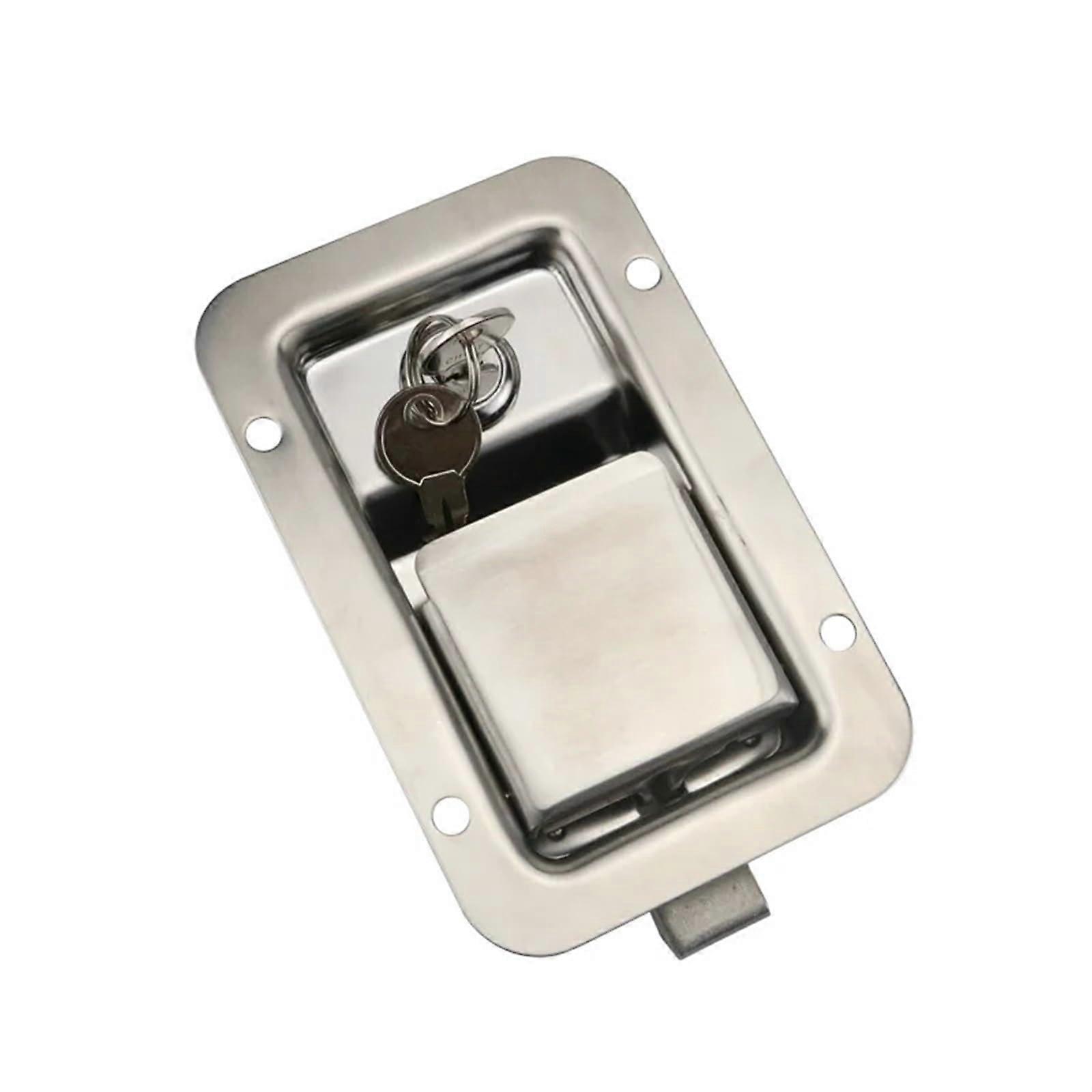 304 Stainless Steel Cabinet Lock ExplosionProof Flat Lock for RV Door and Control Panel