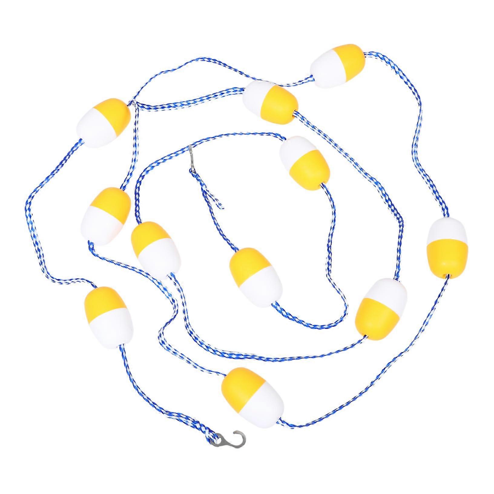 Swimming Pool Lane Divider Rope with  Visibility Floats and Quick Hook Installation