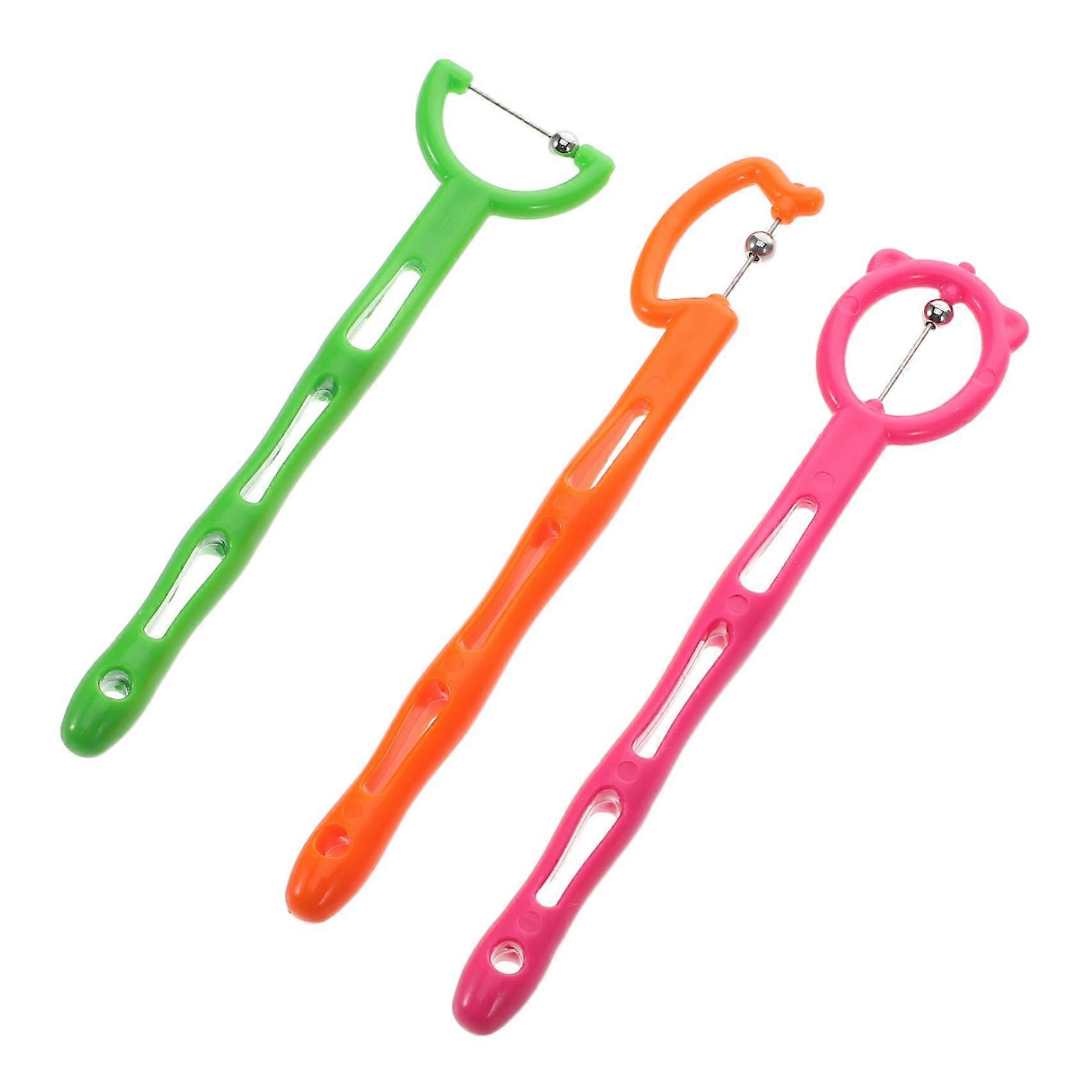 3pcs Speech Therapy Tongue Exercise Tool for Mobility and Flexibility Oral Motor Trainer