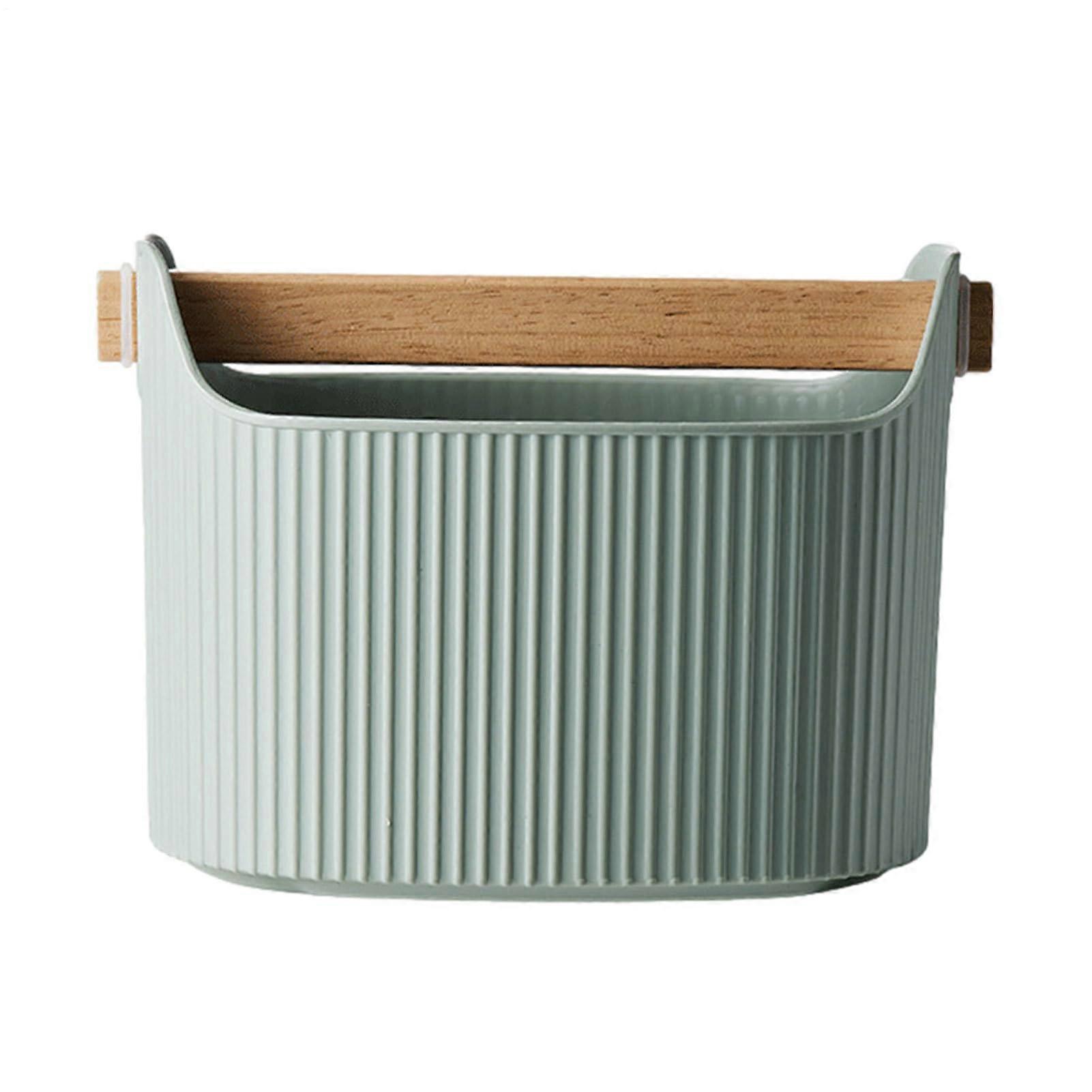 Large Capacity Coffee Knock Box 1300ml Durable Espresso Grounds Bin with Detachable Splash Design Green