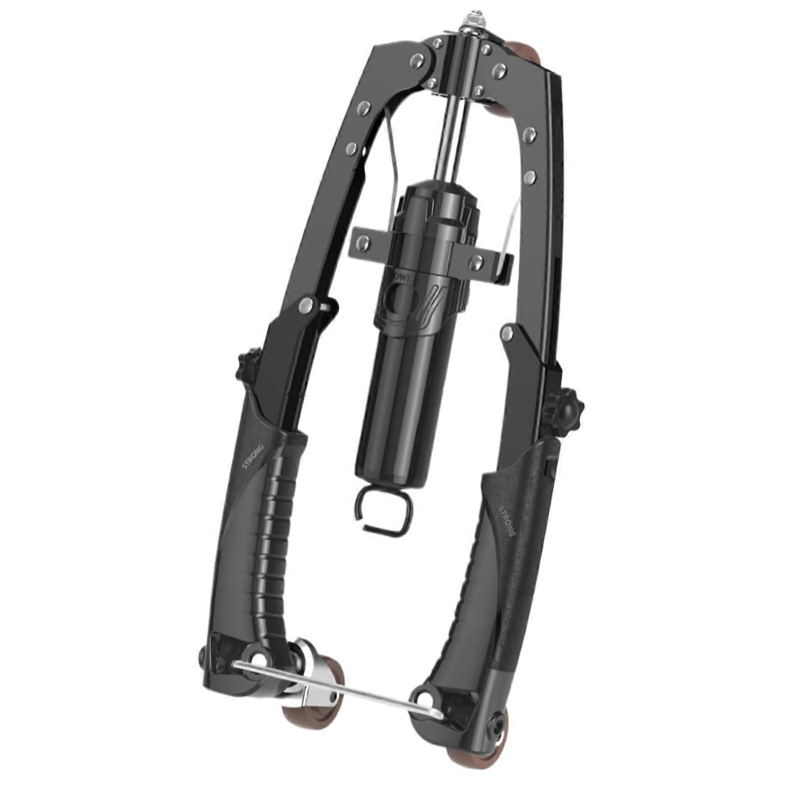 Chest Expander with Adjustable Resistance for Arm Workouts, Foldable Home Gym Triceps Trainer