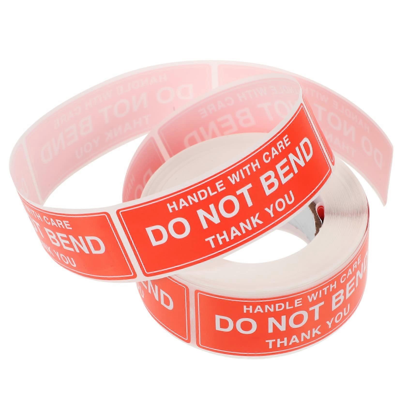250Pack Do Not Bend  Labels with Clear Handling Instructions for Packages and Envelopes