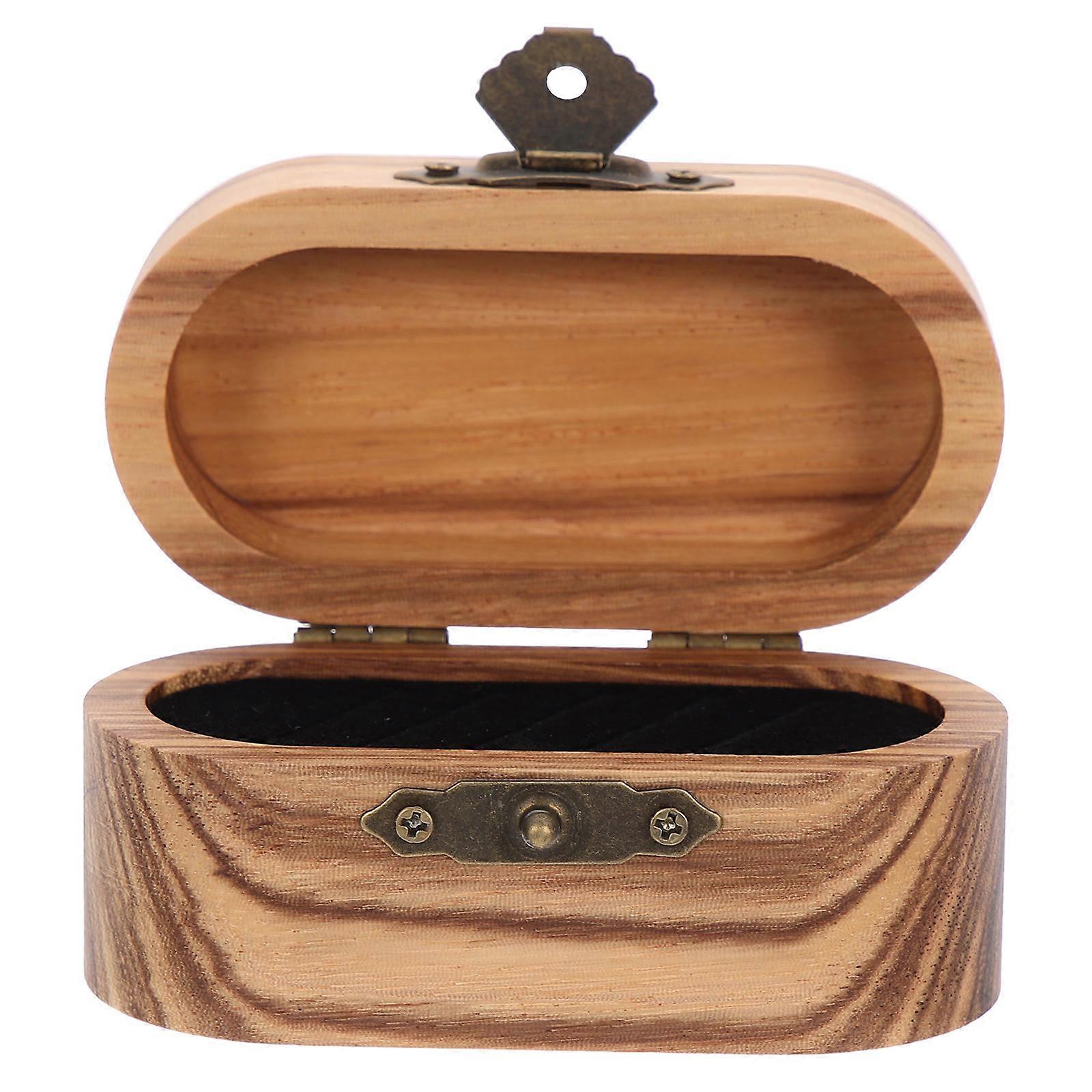Wooden Guitar Pick Storage Box Practical Holder for Guitar Picks