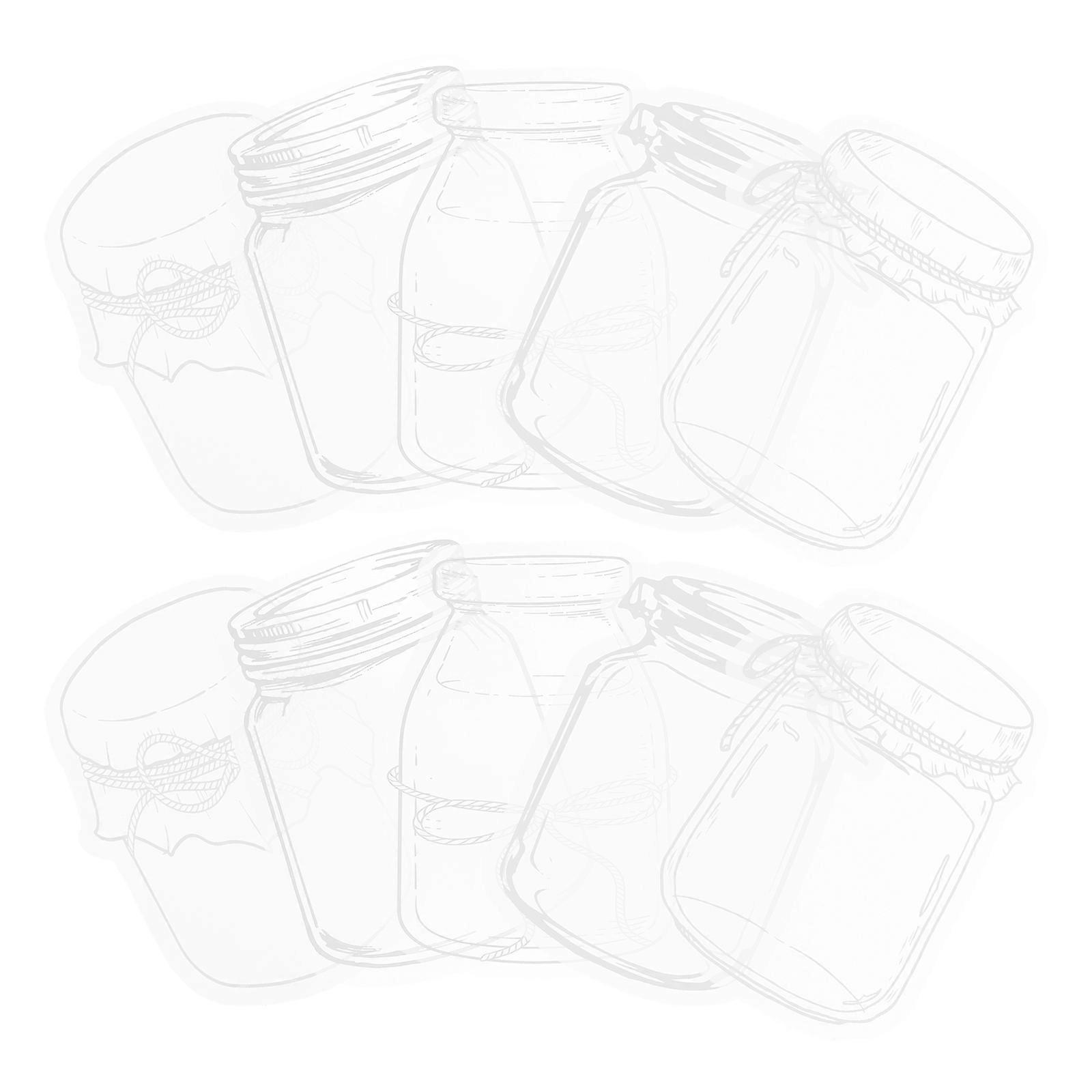 Pressed Flower Bookmarks DIY Craft Transparent Pet Bookmarks for Reading 100 Sheets