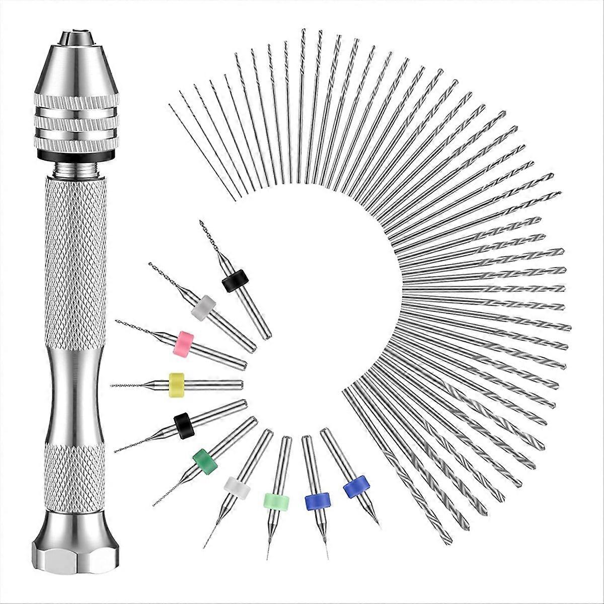 57 Pieces Hand Drill Bits Set