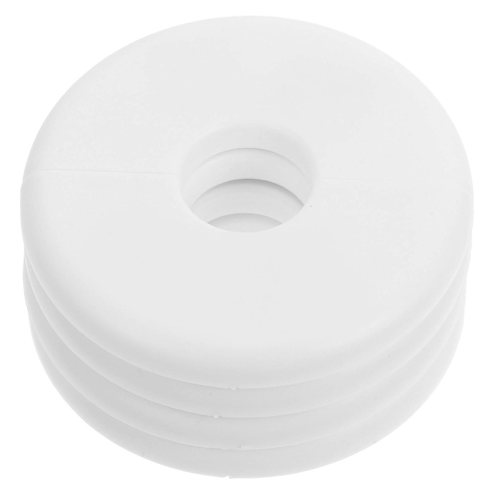 Pool Ladder Cover White ABS for Handrail Protection 20Pcs Replacement Kit