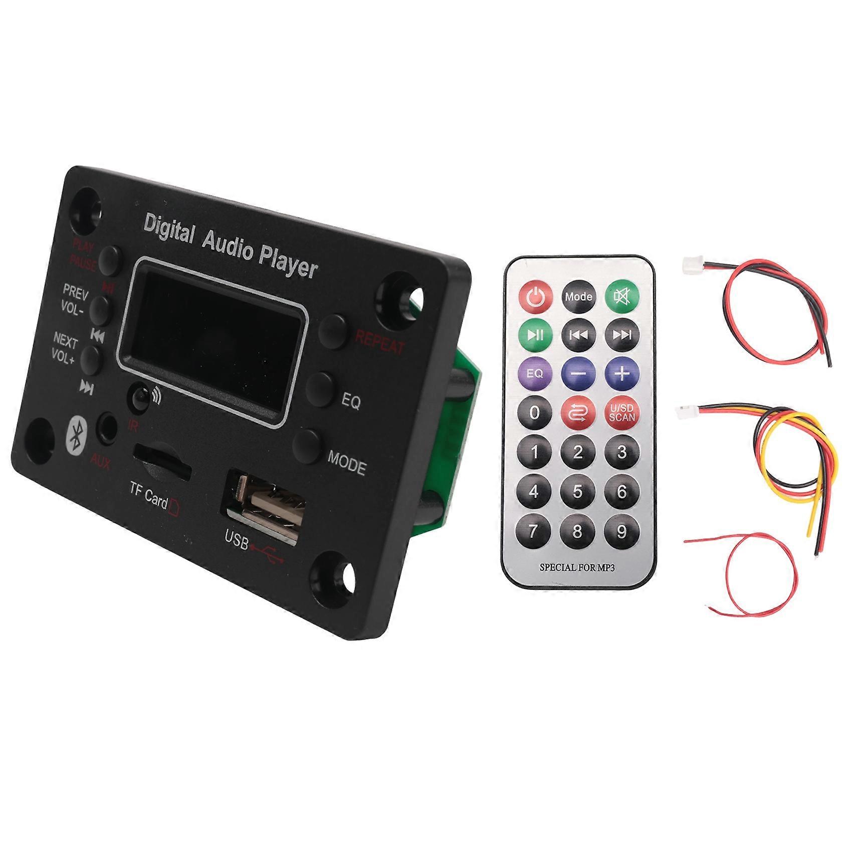 MP3 Player Module Bluetooth-Compatible JQ-N95 with Power Amplifier Decoder Board Amplifier Car FM Radio Module