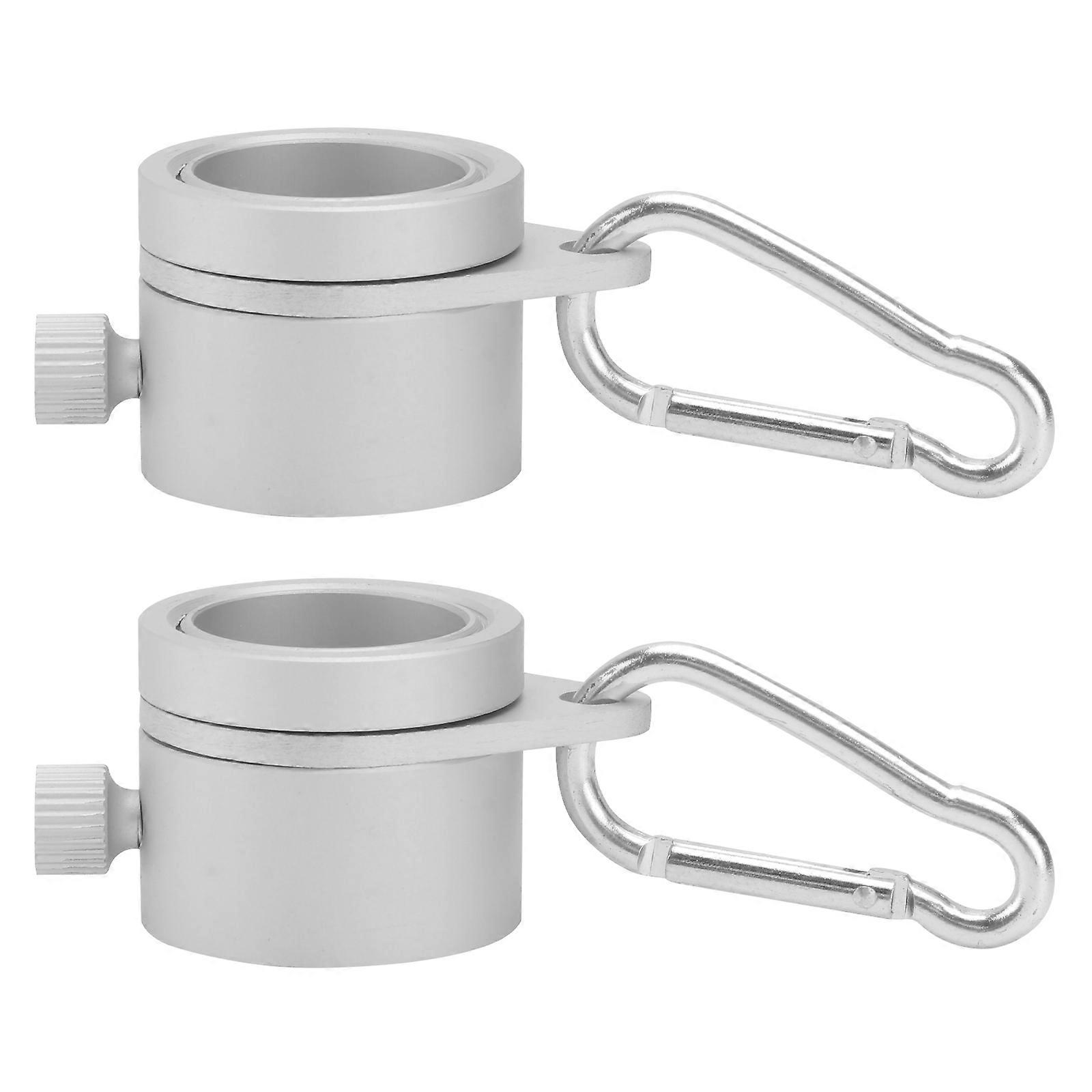 Flagpole Ring Aluminum Alloy Rotating Fastener 1Set for Flagpole Mounting