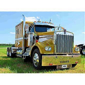 1971 Kenworth W900 Double Eagle Sleeper Big Rig jigsaw puzzle game for adults and kids G3022