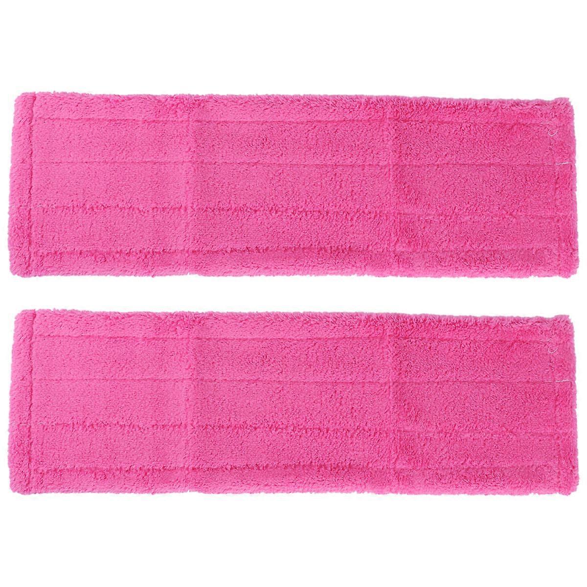 Microfiber Mop Head Refill 6Pcs for Household Cleaning Red Mop Covers