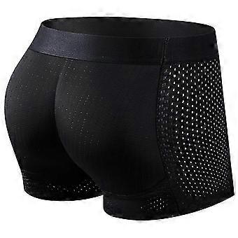 Homens Trunks Built-in Fake Butt Hip Lifter Enhancer Shorts Boxer Cuecas Acolchoadas Underwear Shapewear und