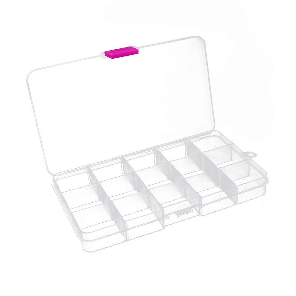 Plastic Jewelry Case for Storage with Adjustable Divider 4Pcs Set