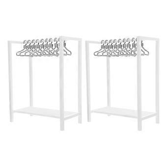 1 set di appendiabiti per bambole: appendiabiti per bambole in miniatura con grucce - casa delle bambole accessori per appendiabiti realistici per la visualizzazione di abiti