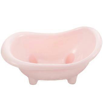 Hamster-Sandbadewanne aus Kunststoff für den täglichen Gebrauch, rosa, für Kleintiere