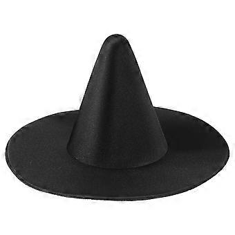Chapéu de bruxa em miniatura, mini chapéu para boneca, acessório preto