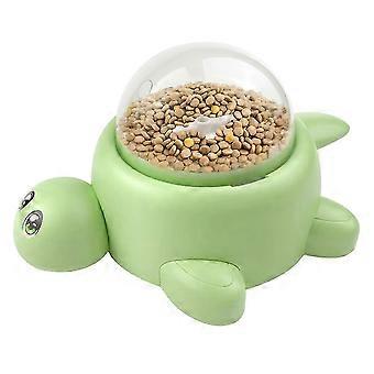 Pet Puzzle Feeder Toy, Turtle Treat Food Dispenser for Cat Dogs, Interactive Slow Feeding Toy & Auto Snack Dispenser JH3