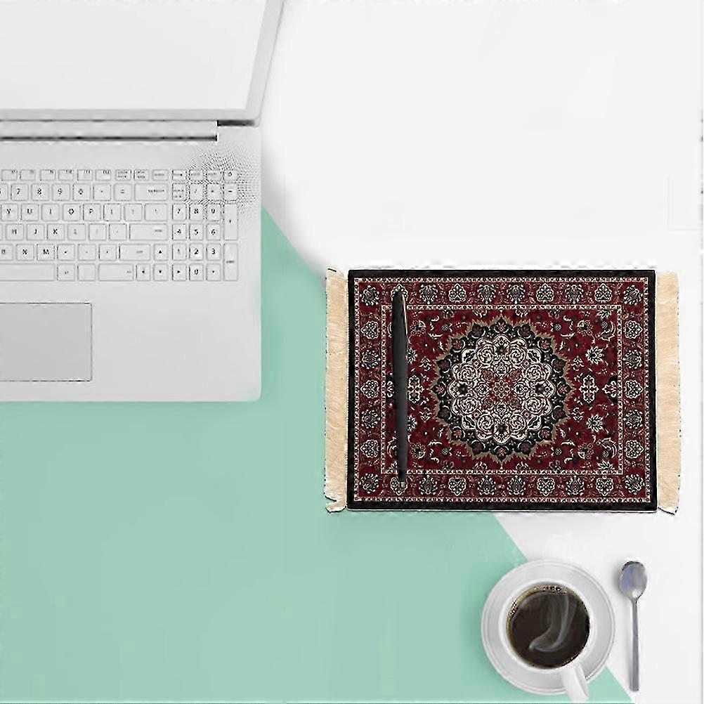 Oriental Rug Mouse Pad compatible withTable Decoration