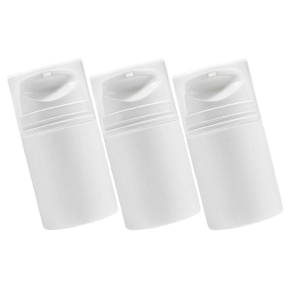 3pcs Empty Airless Pump Bottles Refillable Plastic Vacuum Pump Press Bottles