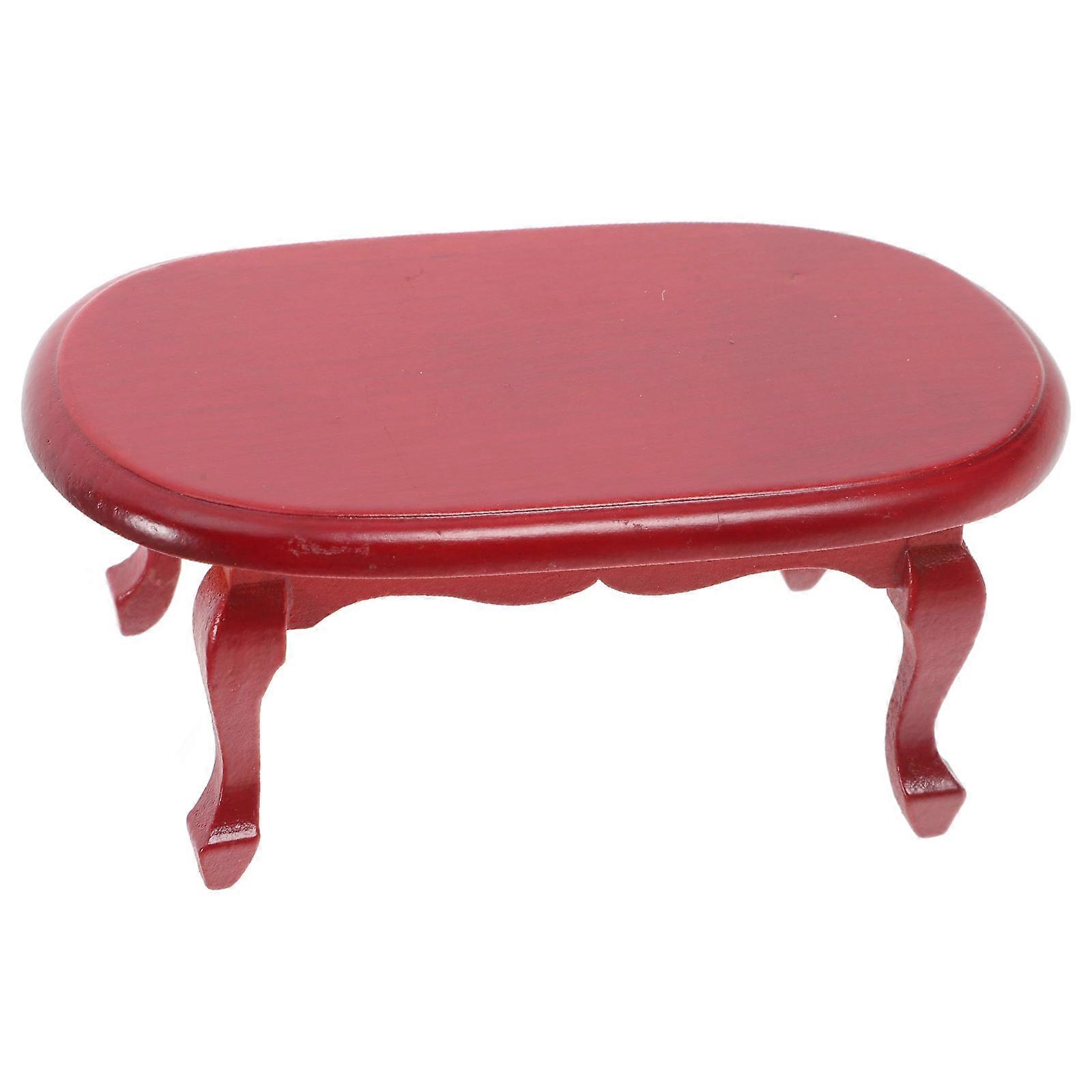Mini Retro End Table Model Efterligning Te Bord Legetøj Simulation Møbler Prop