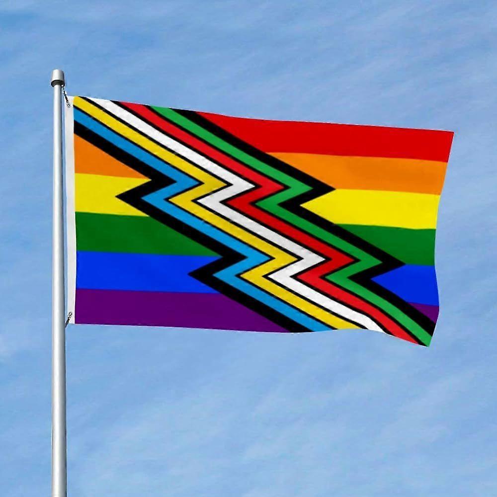 Disability Lightning Rainbow Pride Flag YF0166