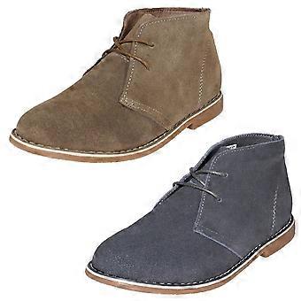 Boys Renegade Ankle Boots Drayton - Taupe Suede - UK Size 13 - EU Size 32 - US Size 1