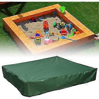 Copertura Sandpit 120x120 Cm Copertura impermeabile Protezione Uv 70% Protezione per Oxford Sandpit con coulisse, verde