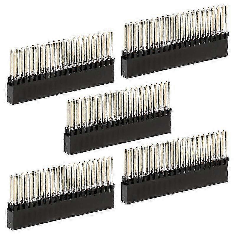 5-Pack 2x20 Pin Stacking Headers for Raspberry Pi A+/B+/2/3/4