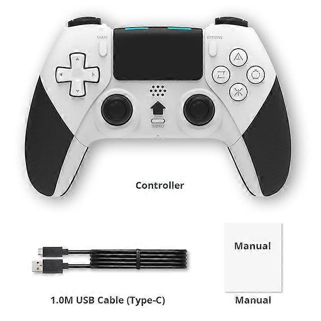 Bluetooth Wireless Controller compatible withPS4 Controller Gamepad compatible withPC Joystick compatible withPS4/PS4 Pro/PS4 Slim Game Console