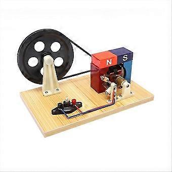 Hand-Cranked AC and DC Generator Middle and Junior High School Physics and Electricity Experimental