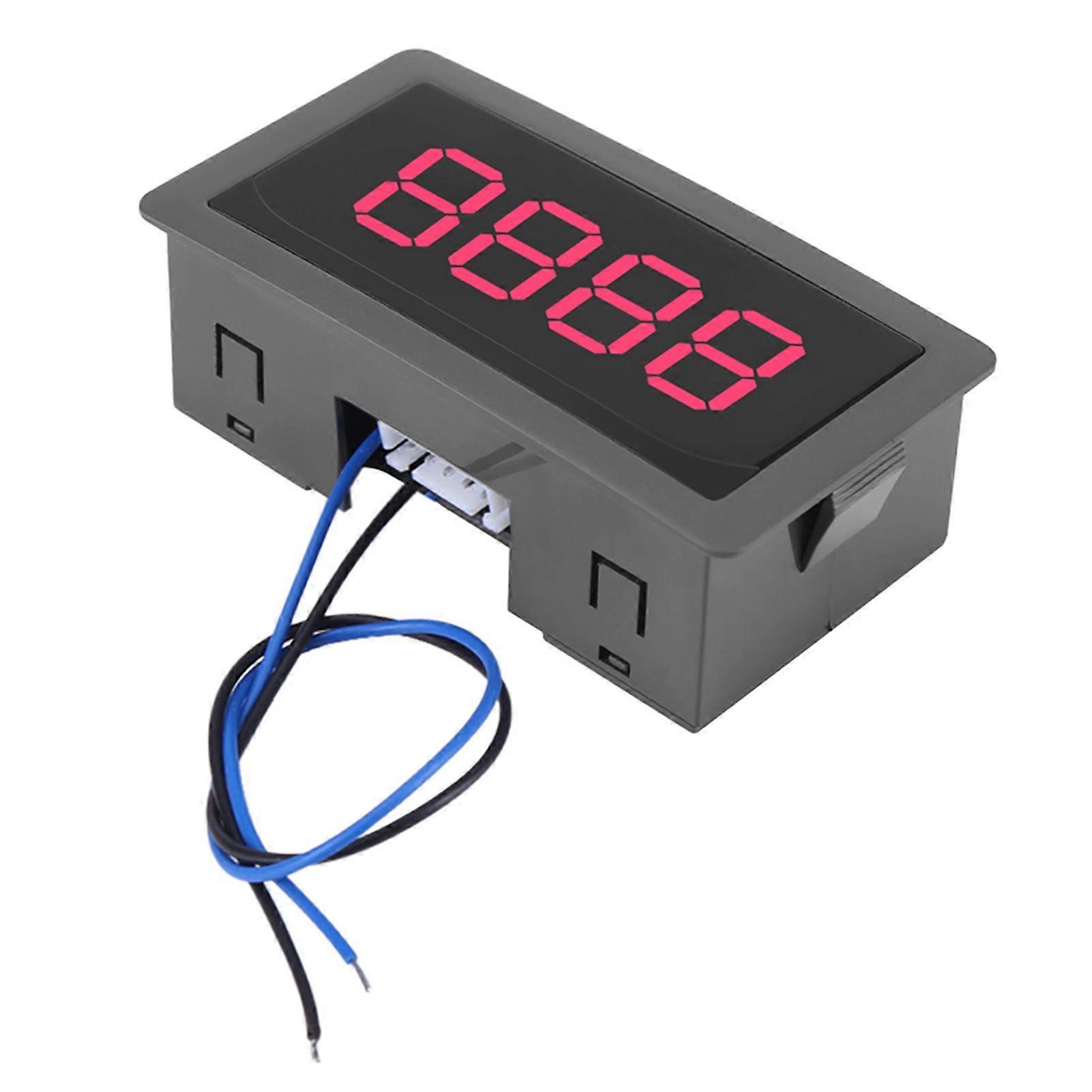 DC LED Digital Display 4 Digit 0-9999 Up/Down Plus/Minus Panel Counter Meter Red