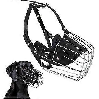 Dog Muzzle for Training, Neoprene Padding, Breathable Wire Basket, Adjustable Straps, Bite Prevention