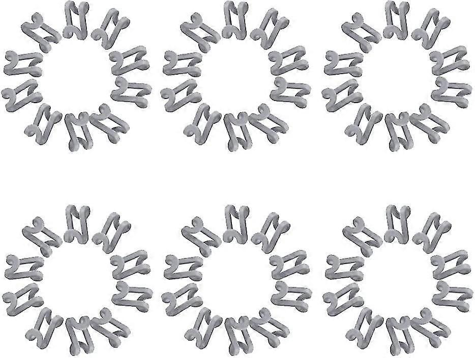 60 pcs Hanger Hooks/Connector Hooks for Clothes Hangers/Cascade Hanger Hooks