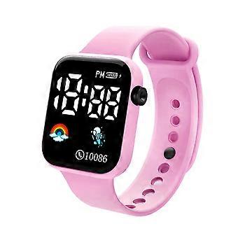 Elektronische Uhr Kinder LED Digitale Sportuhr Wasserdicht Modische genaue Zeitmessung Quadratische Uhr
